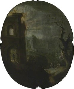 Landscapes With Ruined Buildings And Figures — James Norie