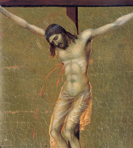 Crucifixion (fragment) — Duccio Di Buoninsegna, Proto Renaissance