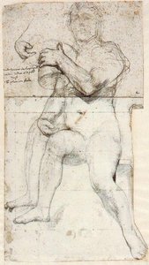 Ingres Posing For The Figure Of The Virgin In The ''vow Of Louis Xiii'' — Jean-auguste-dominique Ingres, Neoclassicism