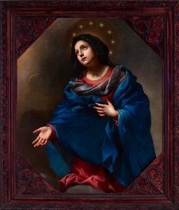 Madonna In Glory — Carlo Dolci, Baroque