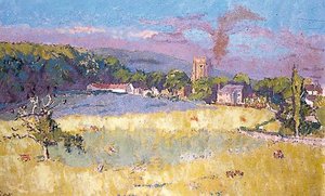 Chagford, Devon, Across Fields — Walter Richard Sickert