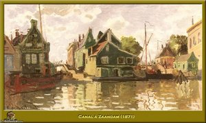 Canal A Zaandam — Claude Monet