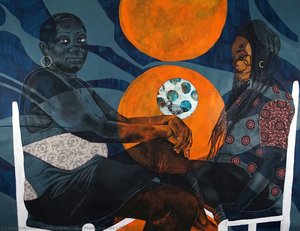 The Moon And The Little Bird — Delita Martin, Contemporary Art