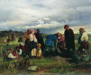 Child Funeral — Konstantin Yegorovich Makovsky, Realism