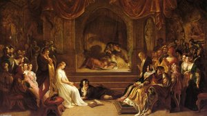 The Play Scene From Hamlet — Daniel Maclise