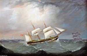 The Barque 'charles Eyes', Captain Moss Off An Iceberg — Joseph Heard