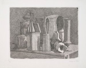 Grande Natura Morta Con La Caffettiera — Giorgio Morandi