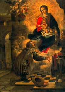 Aparición De La Virgen A San Ignacio En Pamplona — Juan De Valdés Leal