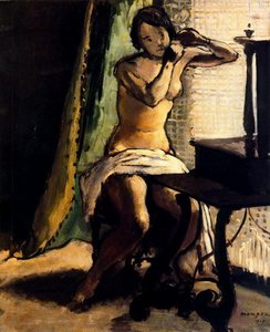 Nude At Her Toilette — Josep Mompou Dencausse