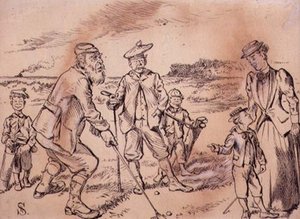 Making Fun Of The Golfers — Henry Sandercock