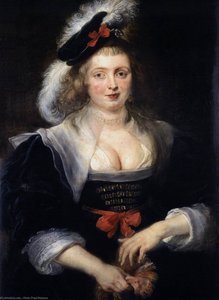Portrait Of Helene Fourment With Gloves — Peter Paul Rubens