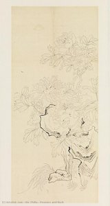 Peonies And Rock — Xie Zhiliu