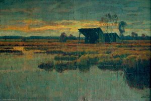 Deutsch Abendstimmung Im Dachauer Moos — Georg Jauss