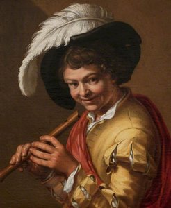 Boy With A Flute — Abraham Bloemaert
