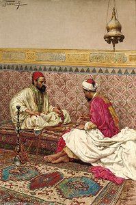 The Backgammon Players — Giulio Rosati