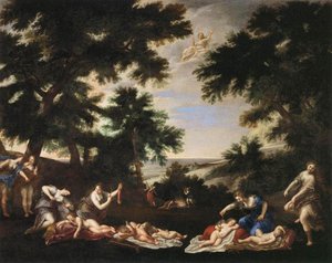 The Cupids Disarmed — Albani Francesco (l'albane), Baroque