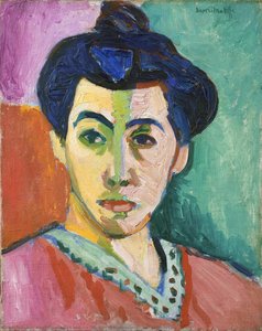 Portrait Of Madame Matisse. The Green Line — Henri Émile Benoît Matisse, Fauvism