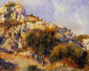 Rocks At L'estaque — Pierre-auguste Renoir