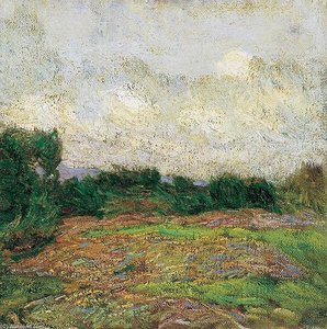 Landscape With Clouds — Simon Hollósy