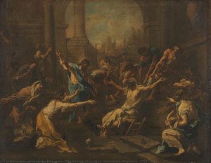 The Raising Of Lazarus, Alessandro Magnasco, 1715 - 1740 — Alessandro Magnasco
