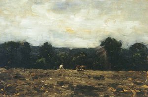 Ploughing The Hilltop — Arthur Douglas Peppercorn