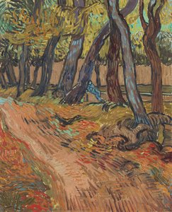 Path In The Garden Of The Asylum — Vincent Willem Van Gogh