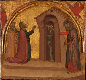 Saint John The Evangelist Causes A Pagan Temple To Collapse — Francescuccio Ghissi