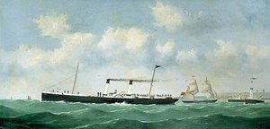 'Louise Dagmar' Leaving Boulogne