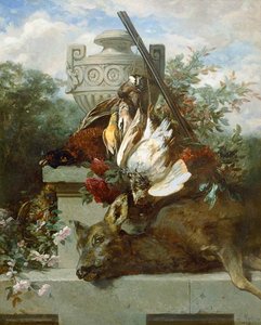 Hunting Still Life With Birds