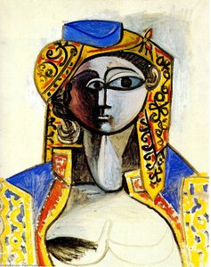 Jacqueline In Turkish Costume — Pablo Picasso, Cubism