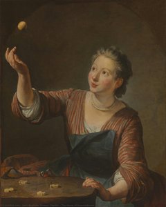 The Game Of Knucklebones — Jean-baptiste-siméon Chardin