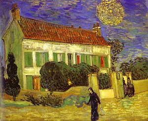 The White House At Night (la Maison Blanche Au Nuit) — Vincent Willem Van Gogh