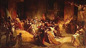 BAUDOUIN COURONNE EMPEREUR DE CONSTANTINOPLE.16 MAI 1204