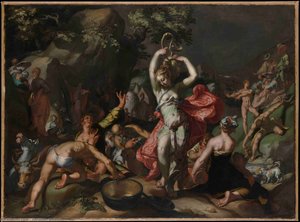 Moses Striking The Rock — Abraham Bloemaert, Late Renaissance Mannerism