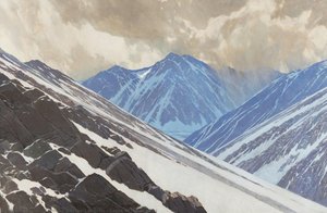 Seats Of The Mighty — Fernand Harvey Lungren, Romantic Landscape Painting
