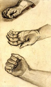 Three Hands — Vincent Willem Van Gogh, Post-impressionism