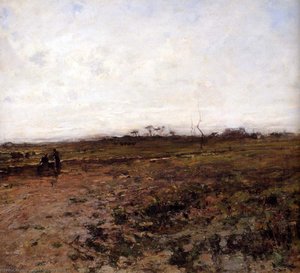 Landscape With Two Peasant Women — Jean-françois Millet