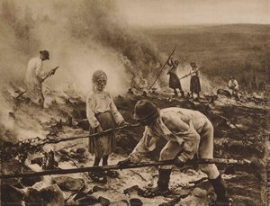English Under the Yoke (Burning the Brushwood) Wage Slaves Burn Beating Suomi Raatajat rahanalaiset Kaski Svenska Trälar under penningen Sved Penningens slavar Kampen för tillvaron
