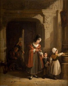 Entering a Church, Britanny
