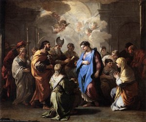 Marriage Of The Virgin — Luca Giordano, Baroque Religious Painting