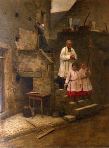 The Last Sacraments — Henry Mosler
