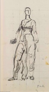 Standing Draped Figure — Ferdinand Hodler