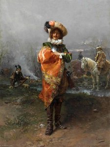 A Gentleman In A Cloak — Cesare Auguste Detti