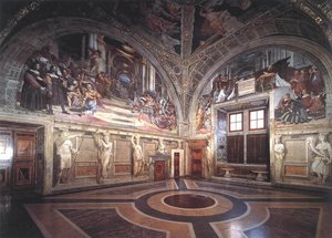 View Of The Stanza Di Eliodoro — Raphael