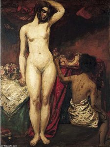 Female Nudes In An Interior — William Etty