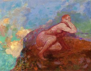 Nude Woman On The Rocks.jpeg — Odilon Redon