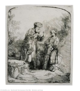 Abraham And Issac — Rembrandt Van Rijn