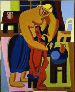 Toilette À L'enfant Rouge — Maurice Estève