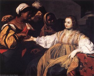 The Fortune Teller — Nicolas Régnier, Baroque