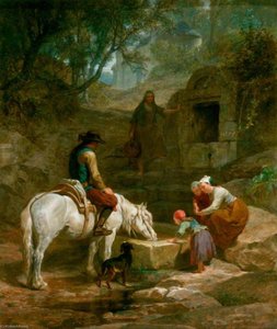 The Drinking Trough A Scene in Brittany